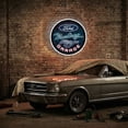 thumbnail image 2 of Desperate Enterprises LED Mustang Neon Sign 23 x 18 Inch Backlit Acrylic Wall Decor Multicolor Indoor Corded Electric LED Wall Sign, 2 of 4