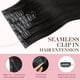 thumbnail image 3 of Extensiones de cabello con clip, cabello humano real, extensiones de cabello humano Remy con clip para mujeres, cabell, 3 of 5