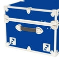thumbnail image 3 of Rhino Trunk & Case XL Leather Embossed Vinyl Trunk with Removable Wheels, Summer Camp, College, Storage 34"x20"x15" (Royal Blue), 3 of 9