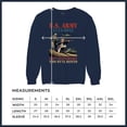 thumbnail image 7 of US Army 250 Anniversary Crewneck Sweatshirt Military Veteran DD 214 Patriotic, 7 of 7