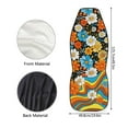 thumbnail image 5 of ZIATUBLE Hippie Flower Auto Interior Seat Protector High Back Universal Bucket Seat Cover Set 2 Packs Elastic Car Front Seat Covers Fit for Most SUV Sedan Truck Car Decor Accessories, 5 of 7