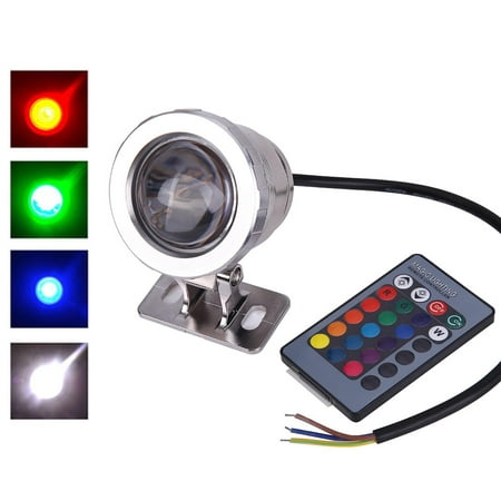 

Outdoor Submersible Lights Underwater Lights Waterproof Remote Control 12V LED Beads For Pond Pool Lighting Multi-Color Flood-Light