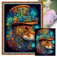 thumbnail image 1 of Hilo Algodón Bordado Punto Cruz Con Perro Colo Impreso 11CT 40x55cm Rojo, 1 of 9