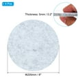 thumbnail image 2 of Uxcell 8" Diameter Felt Furniture Pads, 4 Pcs 1/2" Thick Lamp Base Felt, Light Grey, 2 of 8