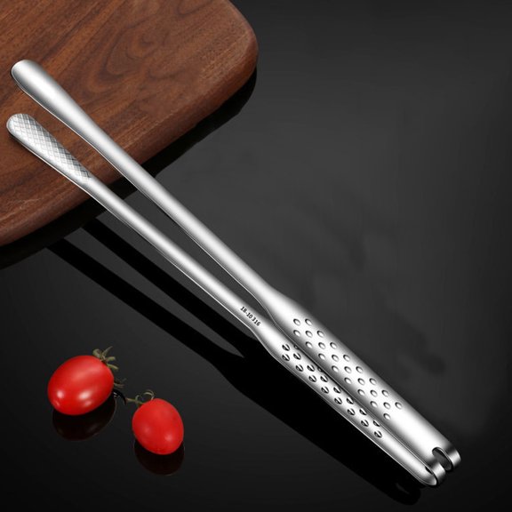 HEMOTON Versatile Steak Tong Food Clamp Tool Ice Cube Tong Stainless Steel Sugar Cube Tong Cookie Tong Dessert Tong Tong