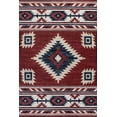 thumbnail image 2 of JONATHAN Y SOUTH WESTERN 5 x 8 Area Rug, Serape Medallion Southwestern - Red/Navy/Cream, SWC100A-5, 2 of 8