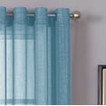 thumbnail image 4 of Regal Home Collections Whittier Metallic Sheer Grommet Curtain Single Panel, 54" x 84", 4 of 7