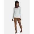 thumbnail image 2 of ClimateRight by Cuddl Duds Stretch Fleece Women's High Rise Base Layer Legging, Sizes XS to 4X, 2 of 5