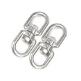 thumbnail image 4 of Oraceous 3pcs 304 Stainless Steel Smooth Hanging Basket Spinners Swivel Hook Silver, 4 of 10