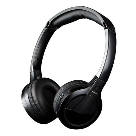 Rf Headphone System Wireless Over-ear TV Headphones Jelly Comb Wireless RF Stereo Headphones Headset Earphone with 3.5mm Audio-out Jack for TV Watching Cell Phone Laptop -Upgraded Auto Scan and Auto Sleep (Black) ()