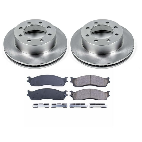 Ultimate Brakes Front Semi-Metallic Brake Pad and Rotor Kit with Hardware WM80930