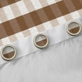 thumbnail image 4 of Manfei Abstract Checkered Blackout Curtains Set of 2 (52x84 Each) for Boys Girls,Geometric Stripes Plaid Window Curtains,Retro Vintage Style Curtains and Drapes,Microfiber Bedroom Decor, 4 of 6