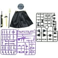 thumbnail image 4 of Fully Assembled Multi-Jointed Ninja Action Figure, Poseable Robot Model with Sword Accessories for Desktop Decor Collectible,Purple, 4 of 4