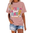 thumbnail image 2 of Fnhpitd First Day of School Teacher Shirt Women Teacher Life T-Shirt Back to School Teachers Appreciation Gift Tee Top Pink,3Xl, 2 of 7