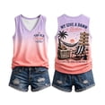 thumbnail image 4 of HCYSFG Womens Life Is Too Short Letter Tank Tops V Neck Sleeveless Humorous Beach Theme Relaxed Fit Cami Tops Casual Shirts, 4 of 4