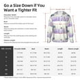 thumbnail image 5 of Lsque Lavender and Butterfly UPF 50+ Lightweight Sun Protection Men's Women's Long Sleeve Shirt, Hoodie Performance -Medium, 5 of 9