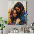 thumbnail image 4 of Qisvanset 12x16 Inch Jesus Hug Canvas Wall Art, Faith Religious Art Gift Female Household Room Decor, 4 of 8