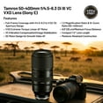 thumbnail image 4 of Tamron 50-400mm f/4.5-6.3 Di III VC VXD Lens-Sony E+64GB SDXC+Tiffen Filter Kit, 4 of 6