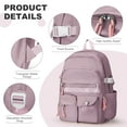thumbnail image 3 of Cute Backpacks for School Bookbag for Teenagers, School Backpack for Teens Book Bags School Bag for Women Men, Aesthetic Backpacks for Teens High School College Backpack Laptop Casual Daypack Purple, 3 of 10