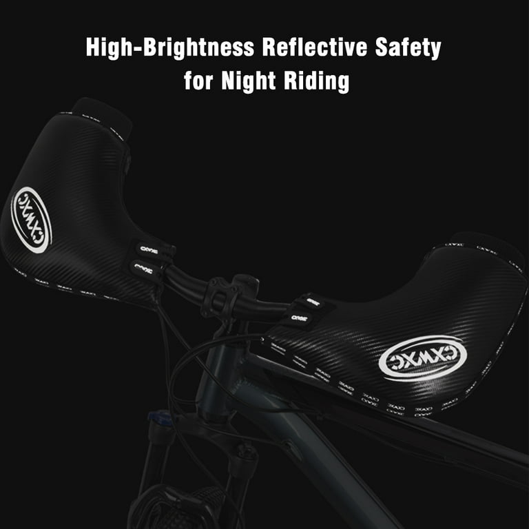 CXWXC Mountain Bike Handlebar Cover Winter Cold Weather Cycling Hand Warmer Gloves