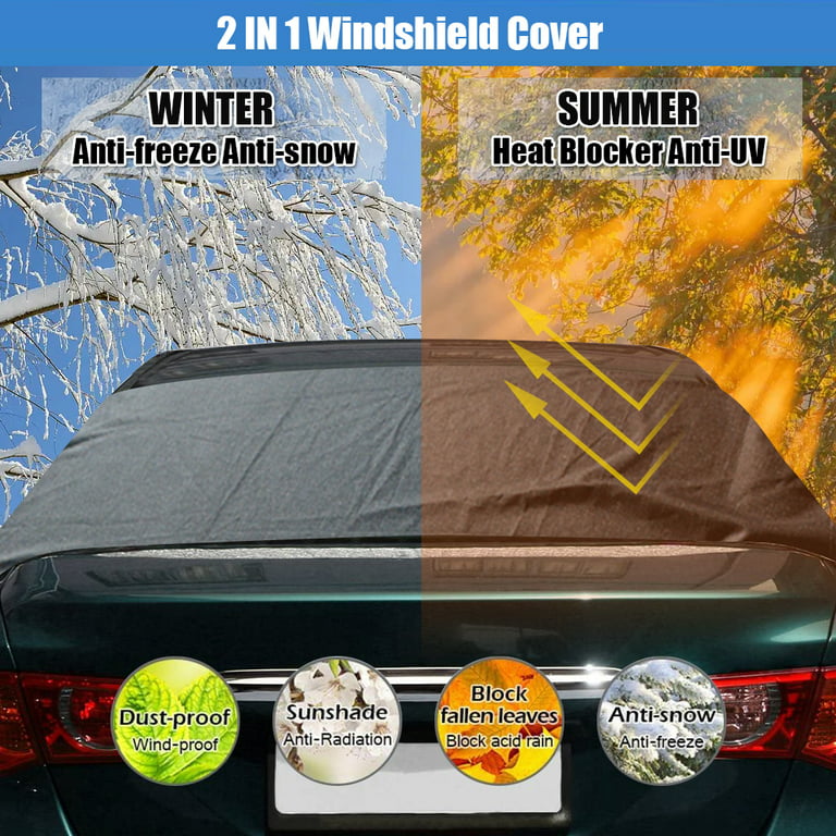 Magnetic Anti-frost And Anti-freeze Snow Cover For Automobile Snow Gear In  Winter