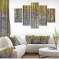 thumbnail image 1 of Blooming Bluebell Forest Panorama - Landscape Canvas Art Print, 1 of 3