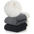 thumbnail image 2 of Slipper Socks for Women with Gripper - Winter Non Slip Thick Fuzzy Socks - Warm Cozy Christmas Gift 1/2Pairs, 2 of 6
