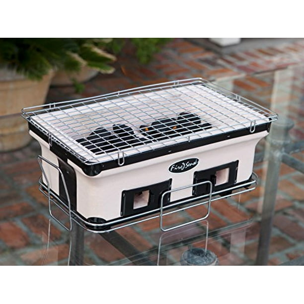 Fire sense large top yakatori charcoal grill