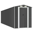 thumbnail image 6 of vidaXL Storage Shed Outdoor Storage Shed for Backyard Patio Galvanized Steel, 6 of 120