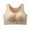Beige, variant on Front Closure Bras for Women No Underwire Folding Sagging Everyday Bra Lingerie Mastectomy with Removable Breast Support Straps Bras