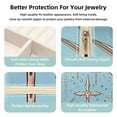 thumbnail image 3 of Easter Square Portable Jewelry Box Organizer for Rings, Earrings, Necklaces, Bracelets - Travel Must-Have for Girls and Women, 3 of 6
