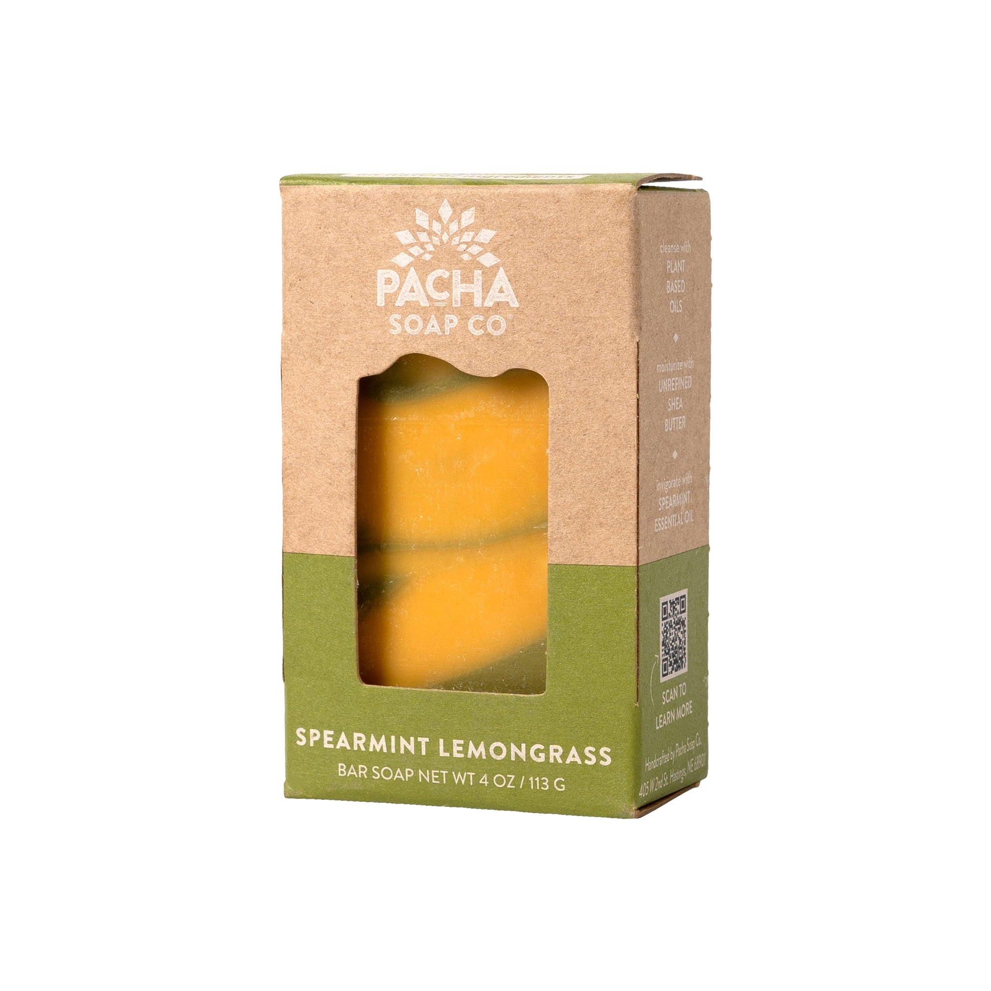 Pacha Soap Co.'s Spearming Lemongrass Soap Bar