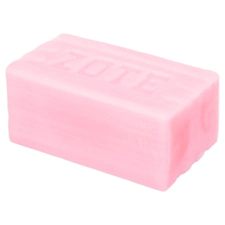 Zote Pink Laundry Bar Soap, Hand & Machine Wash, All Ages, Gentle & Long-Lasting, Laundry Detergent, Bar Cleanser with Sodium Tallowate, 14.1 oz