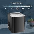 thumbnail image 5 of Countertop Ice Maker, Portable Ice Machine Self-Cleaning, 9 Cubes in 6 Mins, 26 lbs/24Hrs, 2 Sizes of Bullet Ice for Home Party Office,, 5 of 8