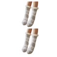 thumbnail image 4 of Minnieouse 3 pares de calcetines altos de invierno Cosplay sobre la rodilla Calcetín cálido Botas Mujer Calcetines hasta la rodilla Favores de Gris 2piezas, 4 of 6