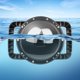 thumbnail image 1 of Carcasa impermeable para lente de subacuática, negra, más de sujetar, accesorio de buceo, disparar sobre fotografía/vídeos subacuáticos 45M pa shamjiam Cubierta de domo de buceo, 1 of 9