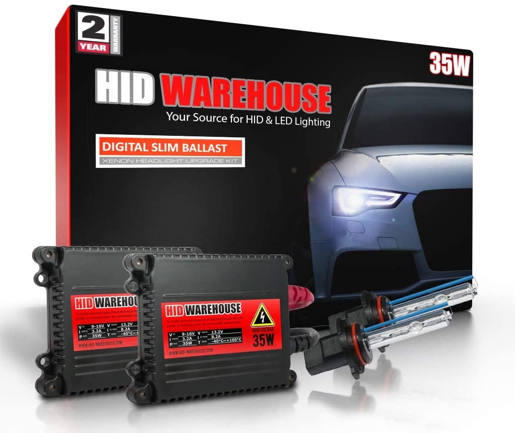 O-NEX H11 HID Conversion Kit – AC 35W Slim Ballast, Super Bright, Choose Color 3000K-12000K, 12 Bulbs