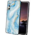 thumbnail image 1 of Compatible with Samsung Galaxy S20 Phone Case, Blue-Marble-64 Case Silicone Protective for Teen Girl Boy Case for Samsung Galaxy S20, 1 of 1