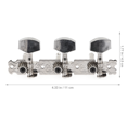thumbnail image 4 of 1 Set Folk Guitar String Tuning Pegs Guitar Stainless Steel Guitar Tuning Keys, 4 of 8