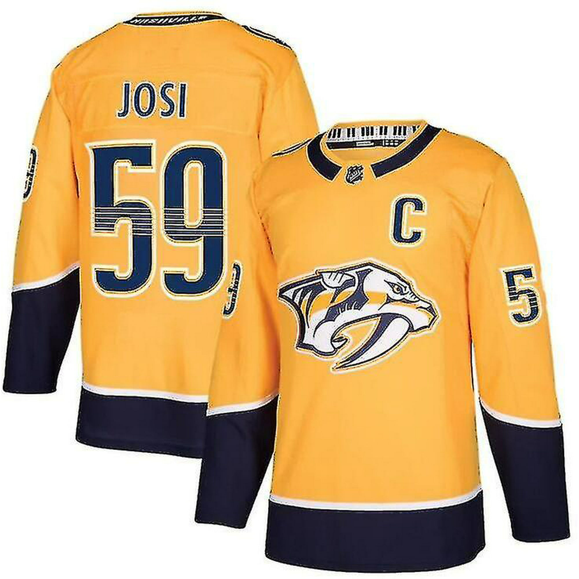Wholesale Custom Ice Hockey Jersey Nashville City Stitched Men's yellow  Predator team uniform #35 Pekka Rinne 59 Josi 4 Ellis wholesale From  m.