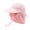 Pink, variant on Baby Sun Hat with Neck Flap UPF 50+ Adjustable Baby Boys Girls Summer Beach Hat for Traveling Swim Hat