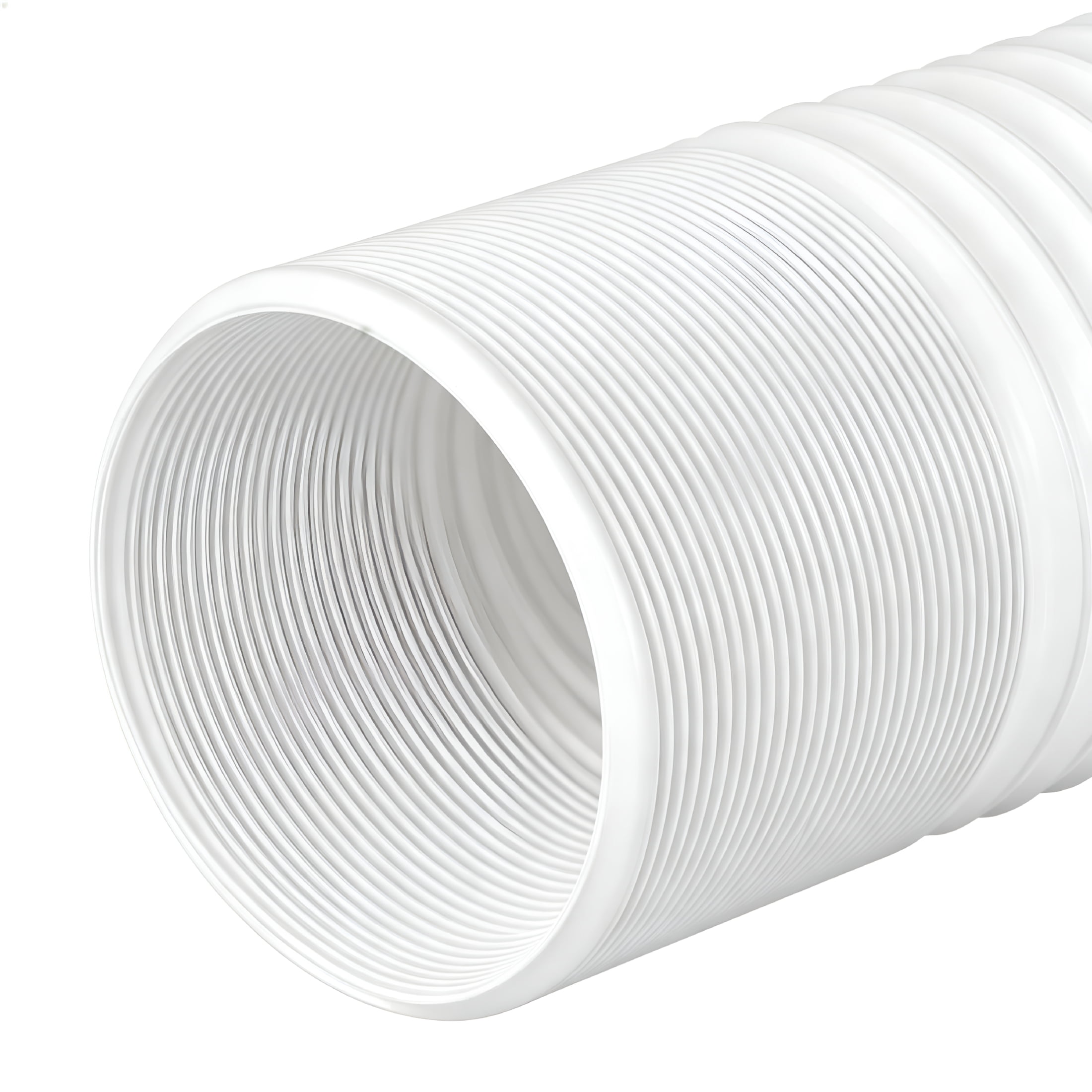 HIBIBUD Air Conditioner Exhaust Vent Hose 5.9"Diameter,80"Length,Universal Counter-Clockwise Air Vent