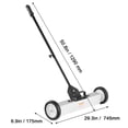 thumbnail image 2 of VEVOR 50Lbs Rolling Magnetic Sweeper with Wheels, Push-Type Magnetic Pick Up Sweeper, 24-inch Large Magnet Pickup Lawn Sweeper with Telescoping Handle, Easy Cleanup of Workshop Garage Yard, 2 of 9