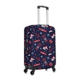 thumbnail image 6 of Salouo Winter Skiing Snowflakes Pattern Travel Dust-proof Suitcase Cover, Softside Suitcase Protector Luggage Cover Protector for 18-32inch ,Not Included Suitcase, 6 of 8