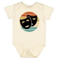 thumbnail image 3 of Inktastic Theater Masks Acting Retro Sunset Boys or Girls Baby Bodysuit, 3 of 5