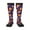 2 Black-1, variant on Candy Corn (2) Thigh High Socks Extra Long Stretchy Sock Women Over Knee High Opaque Stocking Daily Wear