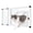 White-Fit Window: 22"-28.5", variant on Sliding Cat Door For Window Fits 22"-28.5" Width 1-mintall | Aluminum Frame + Hd Glweatherproof Designic Closureert Adjustable Pet Cats