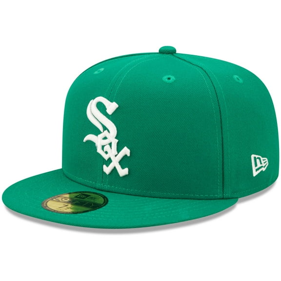 Men's New Era Kelly Green Chicago White Sox White Logo 59FIFTY Fitted Hat