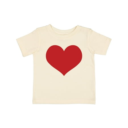 

Inktastic Red Heart Valentine Gift Baby Boy or Baby Girl T-Shirt
