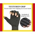 thumbnail image 4 of RV 1 par (M) guantes para artritis guantes de presión unisex guantes transpirables sin dedos para aliviar el dolor en las articulaciones para brindar apoyo y calidez, 4 of 5